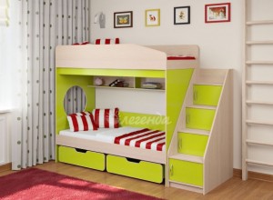 Двухъярусная кровать Легенда 10.3
