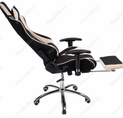 Кресло игровое Woodville Kano 1 (черный/кремовый)