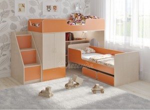 Двухъярусная кровать Легенда 3.12